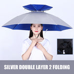 Load image into Gallery viewer, Multifunction Folding Fishing Umbrella Hat
