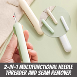 Load image into Gallery viewer, 2-In-1 Multifunctional Needle Threader And Seam Remover
