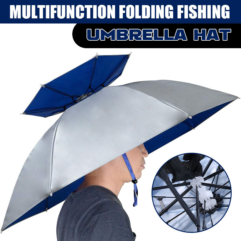 Multifunction Folding Fishing Umbrella Hat