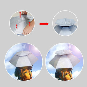 Multifunction Folding Fishing Umbrella Hat